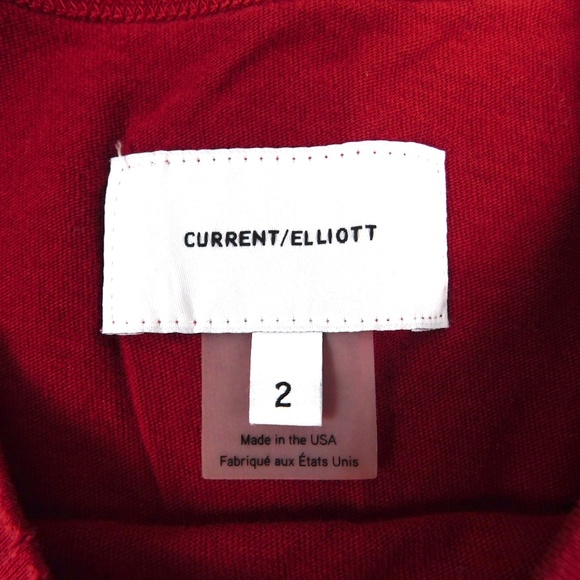 CURRENT/ELLIOTT “FEMME” Graphic Muscle Tank | Size 2 (M) | Red - Picture 6 of 6